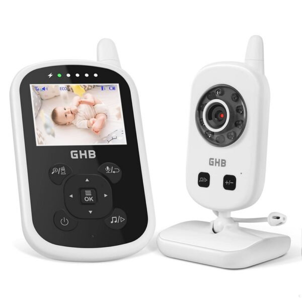 GHB Baby Monitor with Camera Video for peace of mind while monitoring your baby.