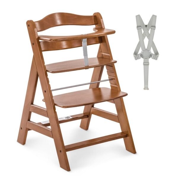 This versatile high chair is designed to grow with your child, suitable from six months to adulthood.