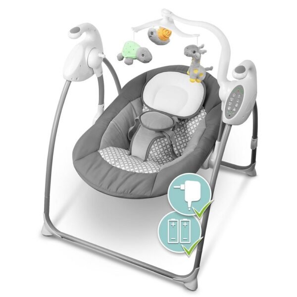 Heimwert Electric Baby Rocker offers gentle rocking motions to soothe your little one to sleep.
