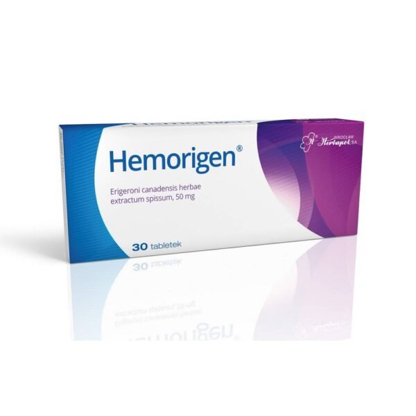 Hemorigen have antihemorrhagic properties and also help increase the elasticity of capillaries.