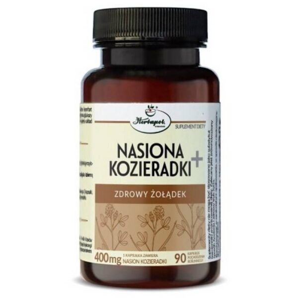 Nasiona Kozieradki helps balance the pH of the stomach and supports digestive comfort.