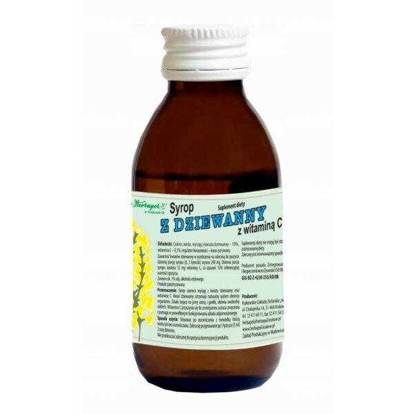 Mullein syrup with vitamin C has a soothing effect on the mouth, throat and vocal cords, ensuring free breathing.
