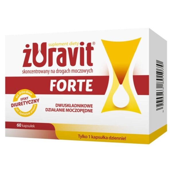 Zhuravit Forte is a dietary supplement containing ingredients that support the proper functioning of the urinary tract.