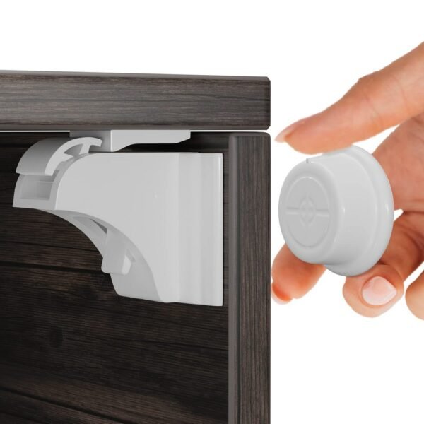 Hoffenbach Magnetic Child Lock with Mounting Aid for effortless childproofing of your home.
