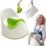 This potty is designed with an anti-slip base and removable insert for easy cleaning. Its ergonomic shape ensures comfort and stability, helping with a smooth potty-training experience.