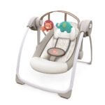Ingenuity Portable Baby Swing offers gentle swinging motions to soothe and relax your baby.