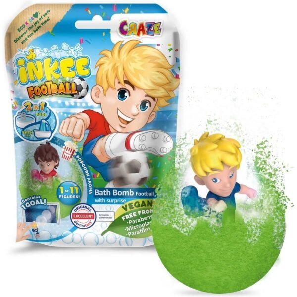Surprise Inside: Each bath bomb is shaped like a football and dissolves in the bathwater, revealing a surprise toy inside. This makes bath time more enjoyable and adds an element of excitement for kids as they anticipate the surprise.