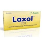 Laxol is a drug used to ease bowel movements and reduce pain during bowel movements.