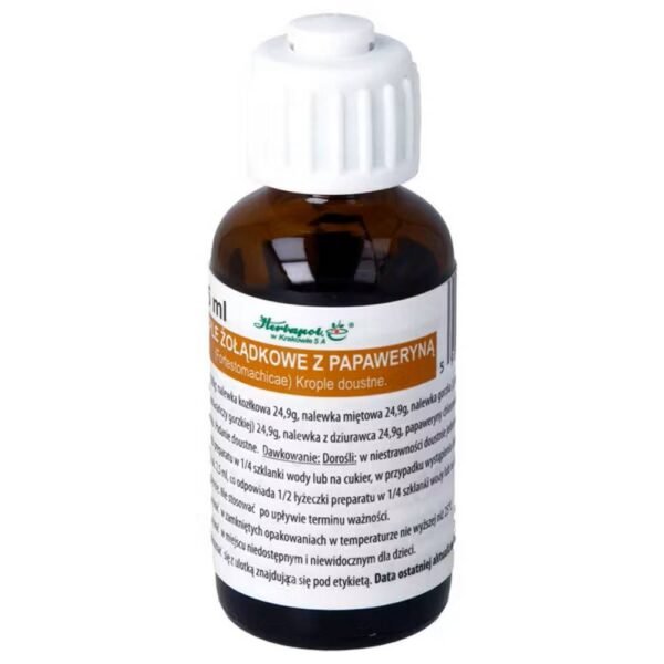 Stomach Drops With Papaverine is traditionally used for indigestion and lack of appetite.