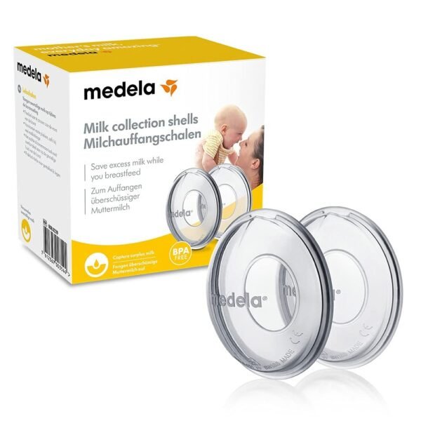 These silicone nipple shields are designed to help breastfeeding mothers with sore or flat nipples.
