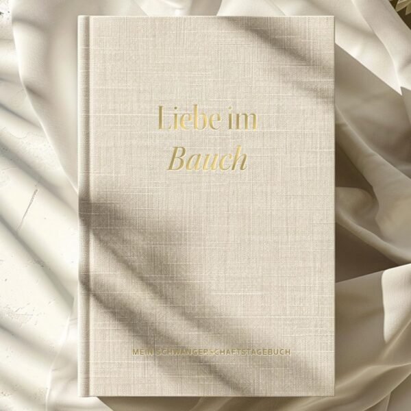 Elegant Design: Crafted from linen with beautiful gold engraving for a sophisticated look.