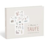 Elegant Design: Beautifully crafted book to document christening memories.