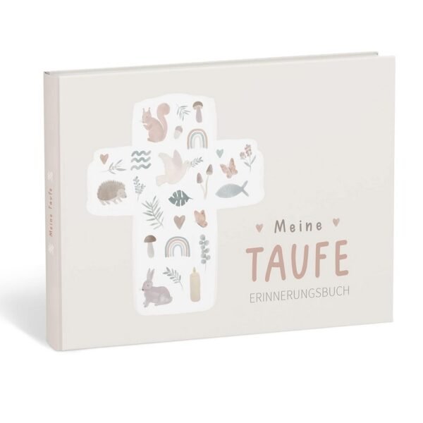 Elegant Design: Beautifully crafted book to document christening memories.