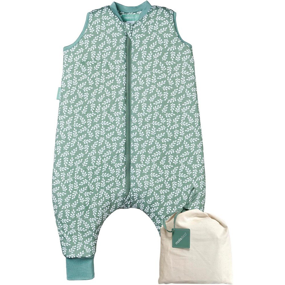 molisandco baby sleeping bag with feet 25 tog ideal 1201055505000002 Ouvertures pour les pieds: Permet de bouger tout en restant au chaud.