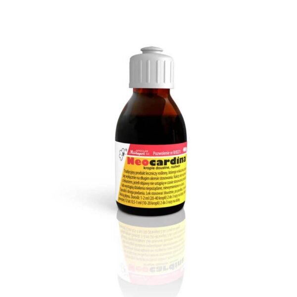 Neocardina is a composition of tinctures of the herb lily of the valley, hawthorn inflorescences and valerian root, traditionally used for mild fatigue.