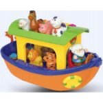 Este atractivo juego de mesa invita a los niños a unirse a Noah en su aventura, promoviendo el trabajo en equipo y las habilidades sociales. Los jugadores trabajan juntos para salvar animales y llevarlos al Arca antes de que llegue el diluvio. Está diseñado para mejorar el desarrollo cognitivo a través de un juego divertido e ilustraciones coloridas.