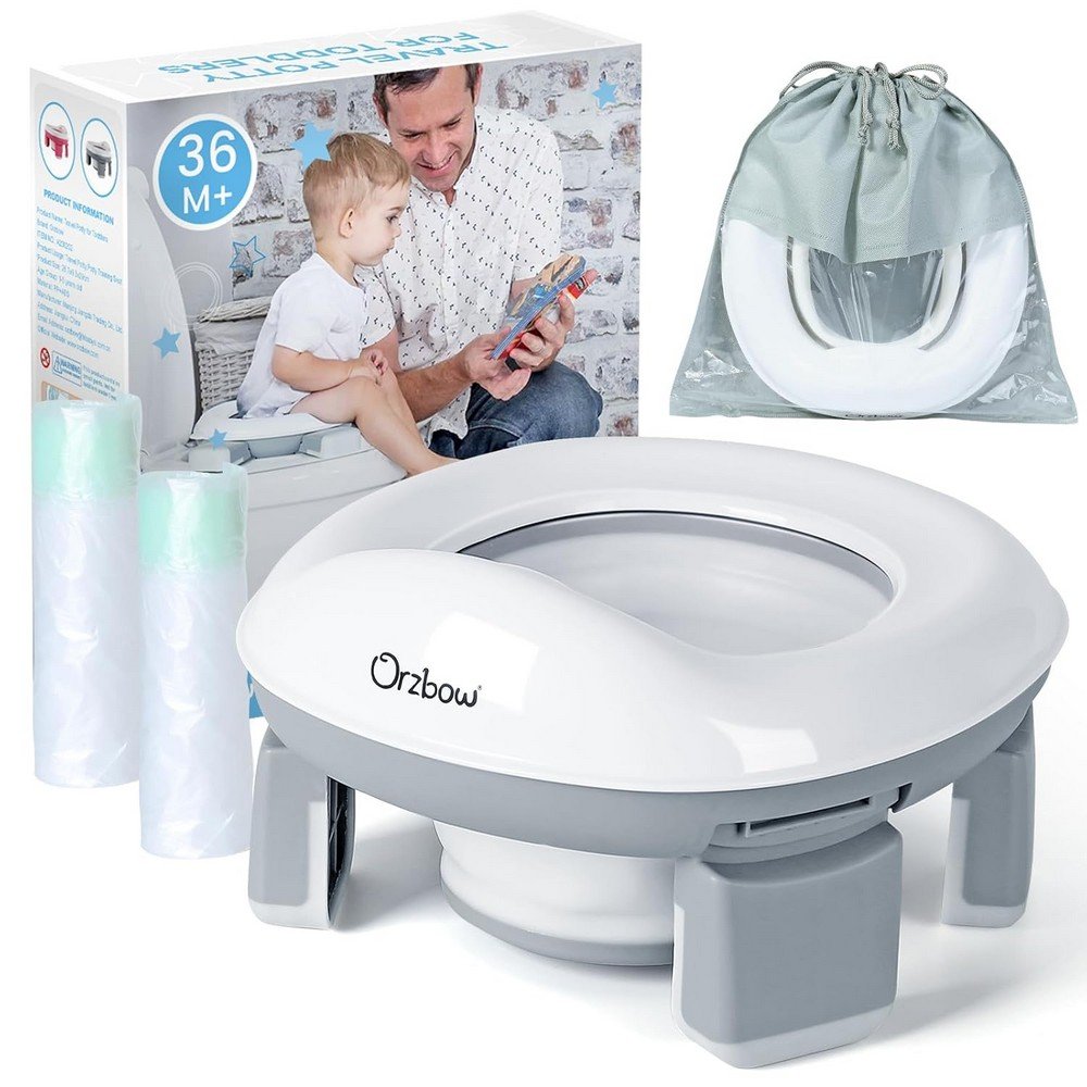 orzbow childrens toilet seat Comfortable Design: Ergonomically shaped for a snug fit.