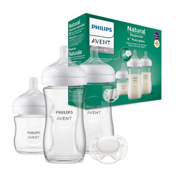 Glass Material: Made from high-quality, durable glass, perfect for newborns.