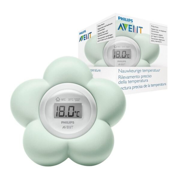 Dual Functionality: This thermometer can be used both in the bath and in the room, allowing parents to monitor the temperature of water for a safe bath and ensure that the baby's environment is comfortable.