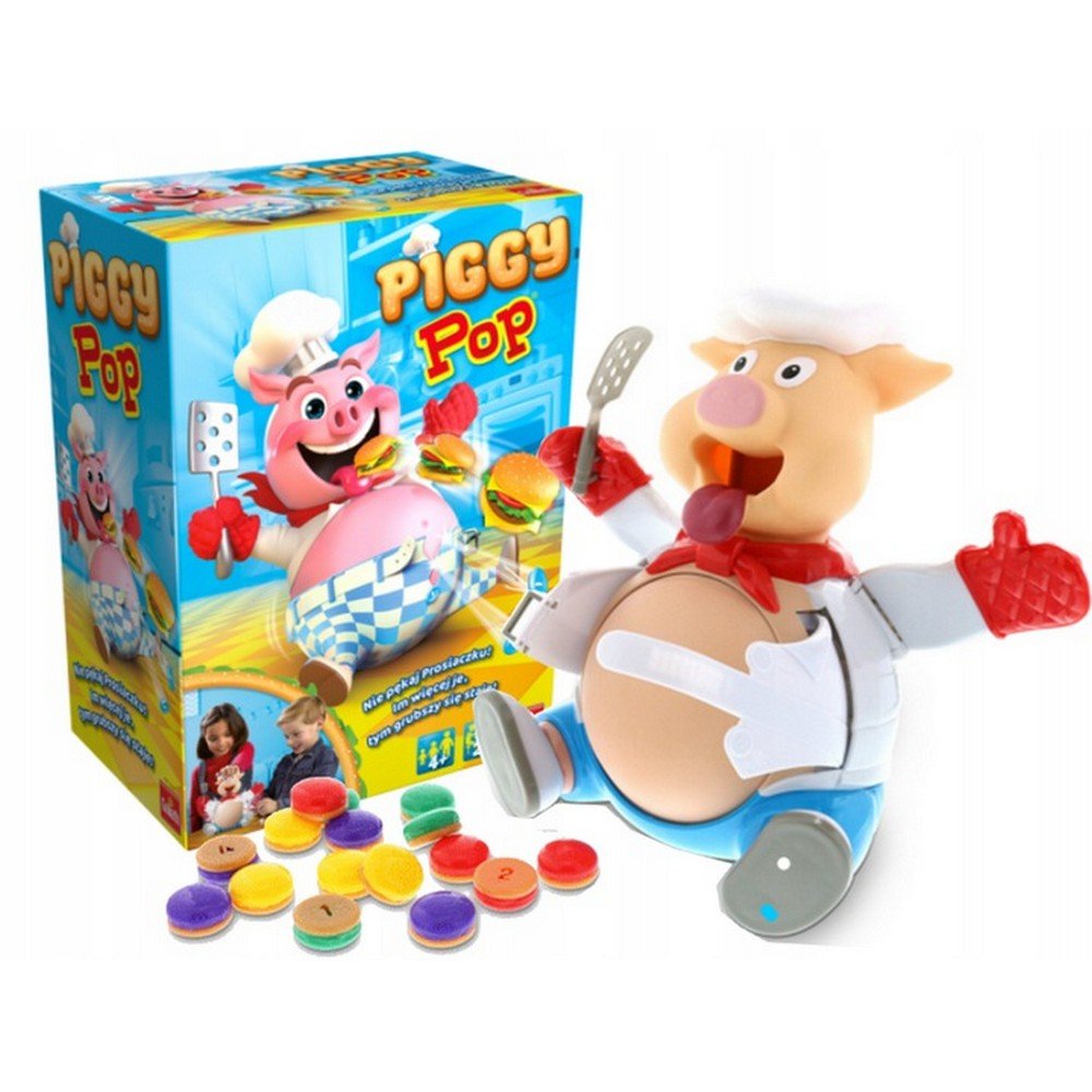 piggy pop skill game dont break pigget Захватывающая и увлекательная игра на ловкость, в которой игроки по очереди вынимают фигурки из копилки, не давая ей упасть.