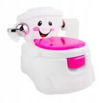This innovative potty offers a 3-in-1 design that functions as a potty, removable trainer seat, and sturdy toilet seat. It features interactive singing functions to engage children, making potty training a fun experience.