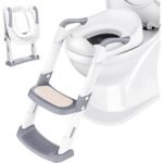 3-in-1 Design: Functions as a potty, toilet seat, and travel seat.