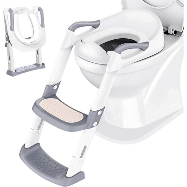 3-in-1 Design: Functions as a potty, toilet seat, and travel seat.