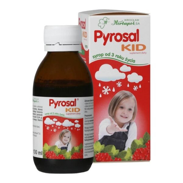 Pirosal Kids - syrup is a dietary supplement in the form of syrup, intended for use in states of weakness of the body, especially during periods of infectious and colds in the autumn-winter and spring periods.