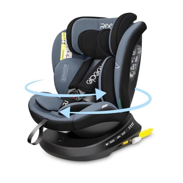Reecle 360° Rotatable i-Size Child Seat with ISOFIX offers effortless rotation for easy in-and-out access for your little one.