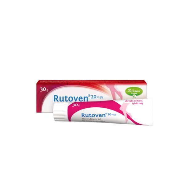 Rutoven is a medicine for use in venous insufficiency (varicose veins), swelling and heaviness in the legs.