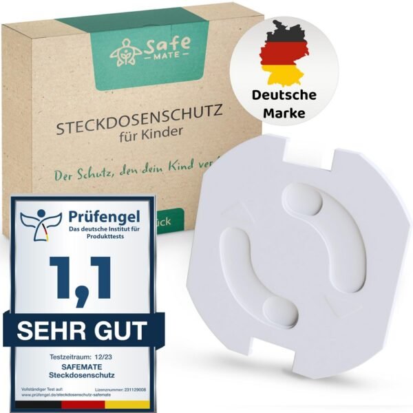 SafeMate® (20 pieces) Child Safety Sockets for easy installation and effective childproofing.
