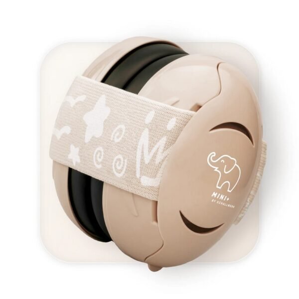 Schallwerk ® Mini+ Baby Hearing Protection for peaceful outings without loud distractions.