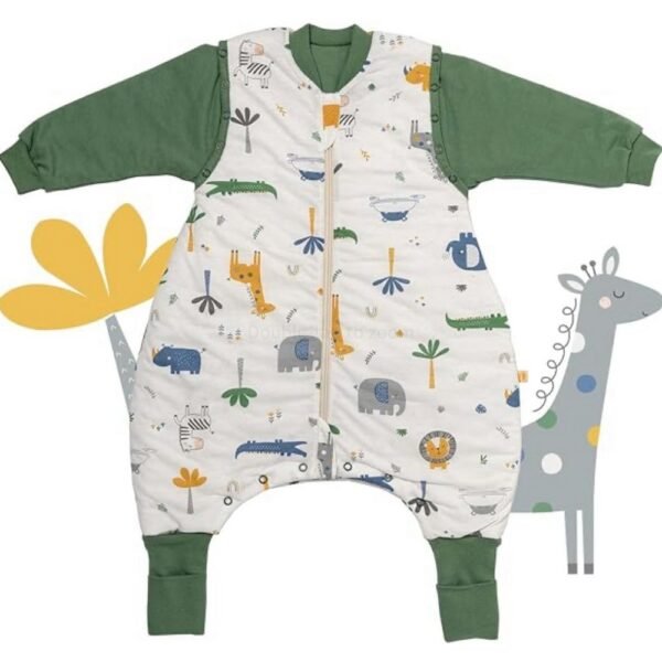 Foot Openings: Provides freedom of movement while keeping baby warm.