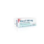 Stacil provides prevention mainly of heart attacks.