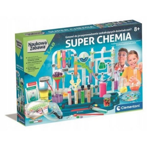 Un kit de ciencias que introduce a los niños a la química a través de experimentos divertidos y seguros.