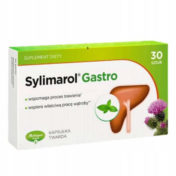 Silimarol Gastro Dietary supplement that supports digestive processes and proper liver function.