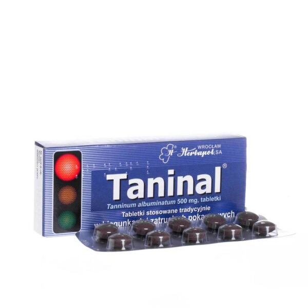Taninal is traditionally used for diarrhea and food poisoning.