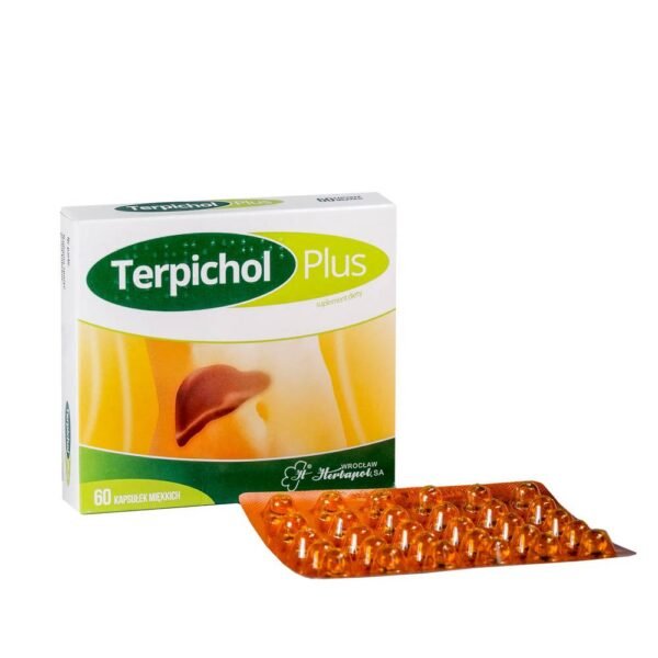 Terpichol Plus supports liver function and helps protect liver cells.