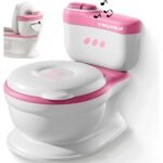 3-in-1 Functionality: Works as a potty, toilet trainer, and removable trainer seat.