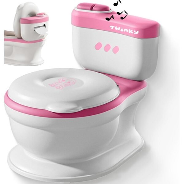 3-in-1 Functionality: Works as a potty, toilet trainer, and removable trainer seat.
