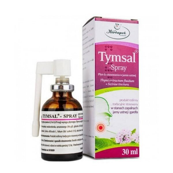 Timsal spray is a medicine for use in inflammation of the throat and oral cavity.