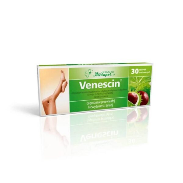 Venescin is a drug used to relieve the symptoms of chronic venous insufficiency.