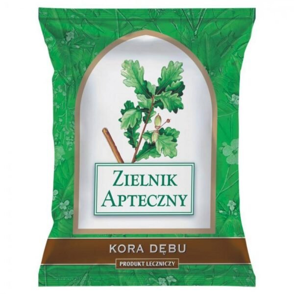 Oak bark is a herbal medicine for infusion.