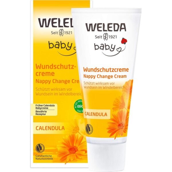 Natural Ingredients: This protective cream is made with organic calendula extract, known for its soothing and healing properties. It helps to care for and protect delicate baby skin, especially in the diaper area, and promotes natural skin regeneration.