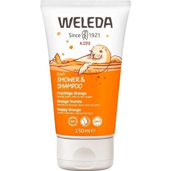 2-in-1 Formula: This product combines both shower gel and shampoo, making it convenient for parents to clean their child's hair and body with one product, simplifying bath time.