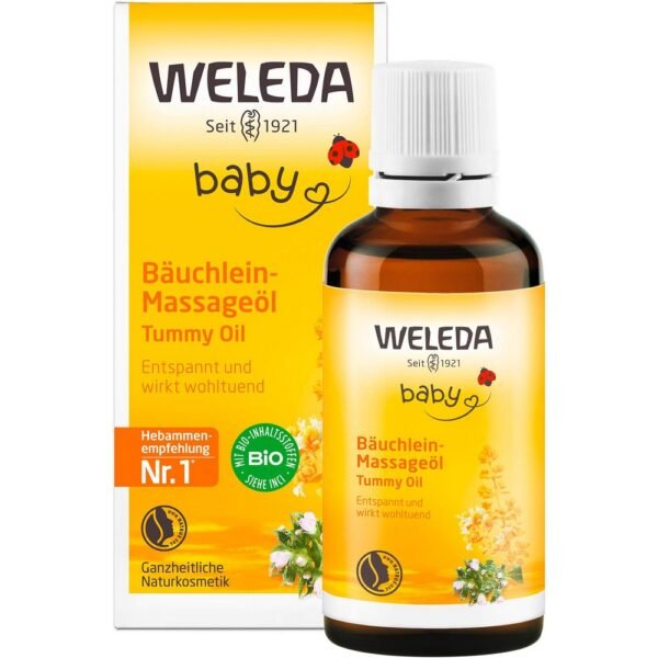 Natural Ingredients: Formulated with natural oils such as sweet almond oil and extracts of calming herbs, this oil is designed to nourish and soothe a baby’s sensitive skin. It is free from synthetic fragrances, preservatives, and harmful chemicals.