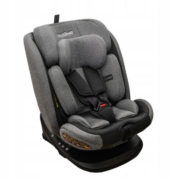 This versatile car seat accommodates children from birth to 36 kg (40-150 cm in height) and features a 360° rotatable base with ISOFIX for easy installation and flexible positioning. Compliant with i-Size safety standards, it provides secure, adjustable seating as your child grows.