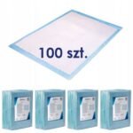 Absorbent Changing Pads 40x60cm HYGIENE STRONG ZARYS 100 pcs – Highly absorbent changing pads, sized 40x60 cm, designed for maximum hygiene and protection, ideal for baby care or medical use with strong leakage prevention.