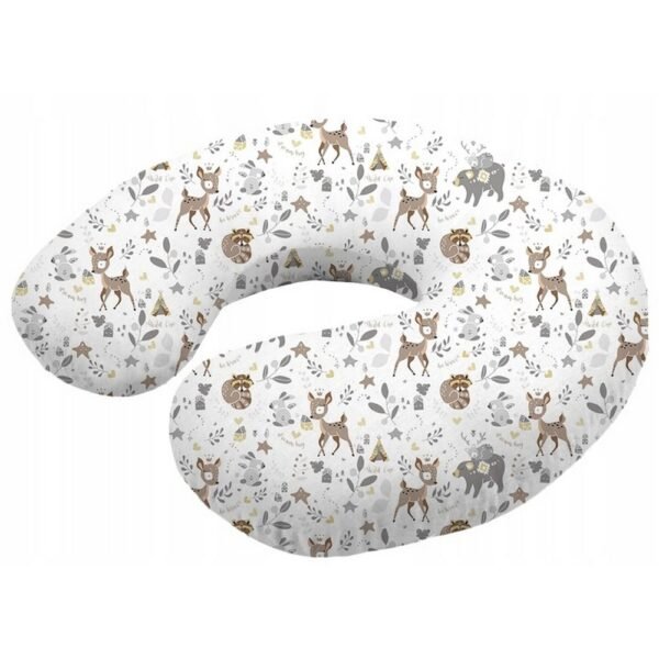 BabyMam Bean Feeding Crossing Pillow – Supportive feeding pillow designed with a crossing shape to provide comfort and proper positioning during breastfeeding, offering relief for both mother and baby.