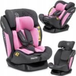 The Sesttino Secure Pro car seat is suitable for children from 40 to 150 cm (0-36 kg), featuring a sleeping function for enhanced comfort during travel. With i-Size compliance, it offers optimal safety, secure installation, and a reclined position for restful naps.